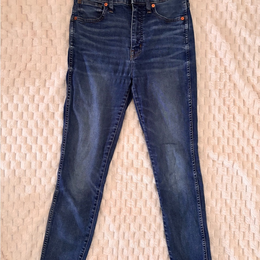 MADEWELL Skinny High Rise Classic Blue Women's Jeans